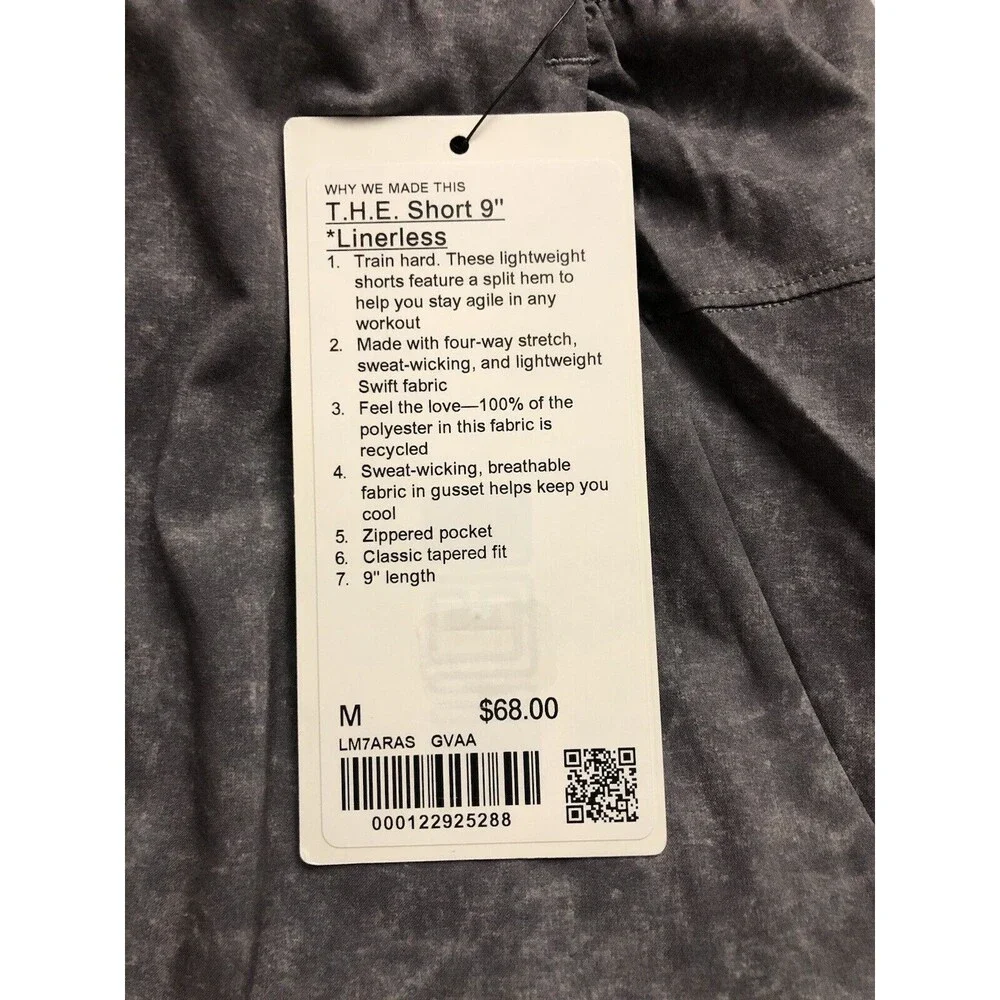 Lululemon T.H.E. Linerless Short 9